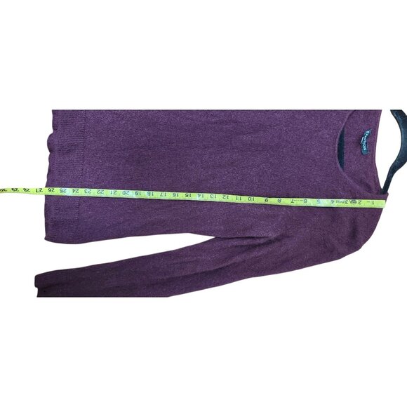 41 Hawthorn 100% Cashmere Sweater Women’s Size L Burgundy Soft Lightweight - Picture 6 of 10